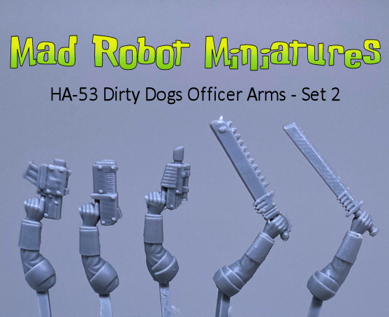 Dirty Dogs Officer Arms - Set 2