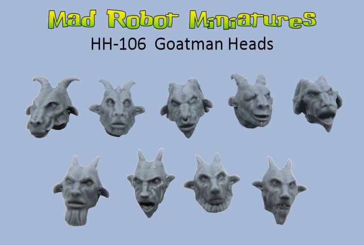Goatmen Heads