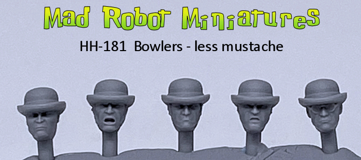 Bowler Hats - less mustache