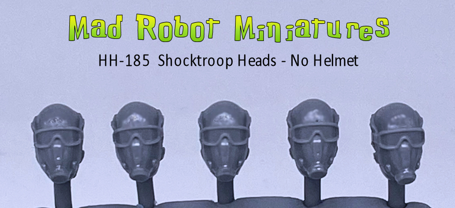 Shocktroop Heads - No Helmets