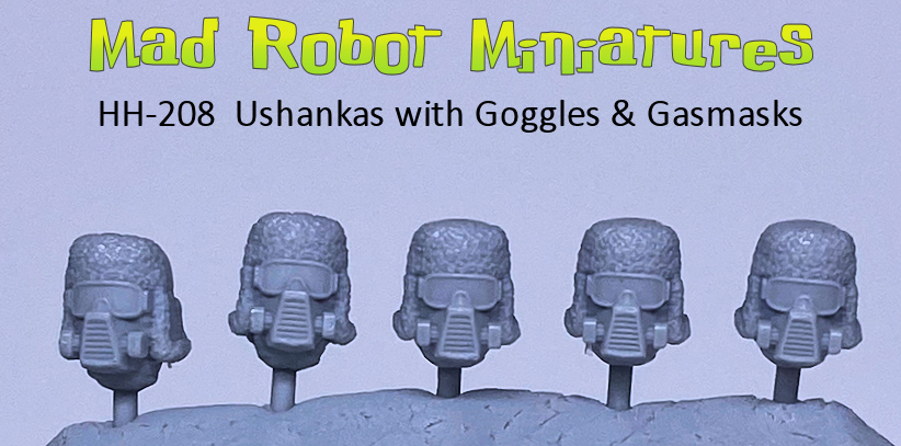 (image for) Ushanka Heads with Goggles & Gasmasks