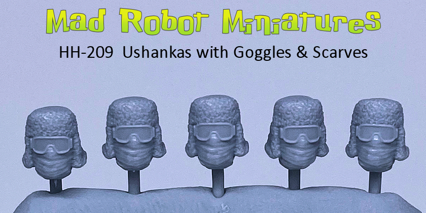 (image for) Ushanka Heads with Goggles & Scarves
